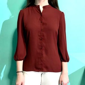 EXPRESS Maroon Shirt Size S